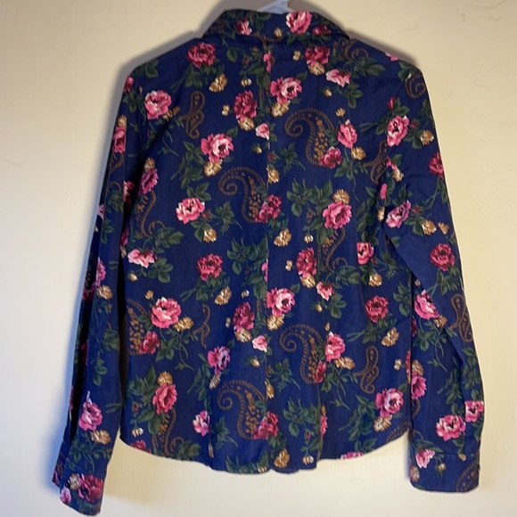 Rare Vintage DRESSBARN floral Women's Shirt Size M - Picture 4 of 4